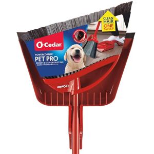 OCedar O-Cedar Pet Pro PowerCorner Balai et Pelle à poussière Rouge - Publicité