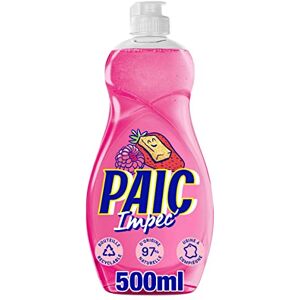 Paic Liquide Vaisselle  Impeccable Fruits Rouges Élimine les Graisses Tenaces et les Mauvaises Odeurs 500 ml - Publicité