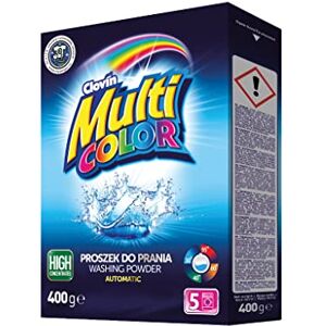 MULTICOLOR E lessive en poudre (5 WL) Boite de 400 g de lessive - Publicité