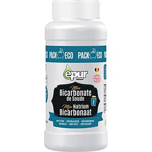 epur Biosolution EPUR Bicarbonate de Soude Ecocert 100 % Naturel Nettoyant Multi Surface Naturel, désodorisant naturel Dégraisse, détartre et blanchit 1 kg - Publicité