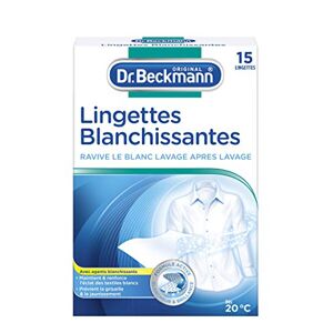 Dr Beckmann Lingettes Blanchissantes 15 Pièces Lot de 3 - Publicité