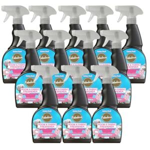 Fabulosa Spray  rafraîchissant et désodorisant pour le textile, multi-usages et multi-surfaces, 500 ml, vendu par lot de 12 unités, Cotton Fresh - Publicité