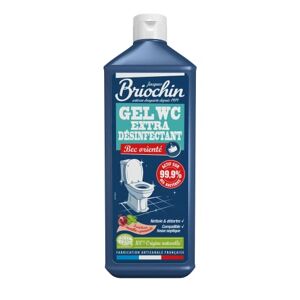 Briochin Jacques  Gel WC extra désinfectant 750ml parfum eucalyptus Certifié Ecocert 100% d'ingrédients d'origine naturelle Fabriqué en France - Publicité