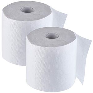 KADAX Essuie-tout , 2 épaisseurs, papier essuie-tout 100% cellulose, essuie-tout, gaufré, essuie-tout, rouleau ménager pour le nettoyage, papier toilette, papier ménager, blanc (2,60 m) - Publicité