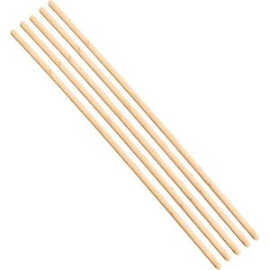 Lot de 5 bâtons de rechange pour manche de balai en bois – Durable et robuste de 120 cm de long avec 28/29 mm de diamètre – Convient pour les balais et balais - Publicité