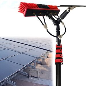 ROGHA 3.6M-10.8M Tige de Nettoyage Panneau Solaire Photovoltaïque pour Perche de Rallonge Télescopique Équipement de Nettoyage de Vvitres Convient,36FT/10.8M - Publicité