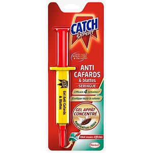 CATCH Expert Cafards Blattes – Seringue (10g) – Anti-Cafards & Blattes – Gel Appât idéal recoins difficiles - Publicité