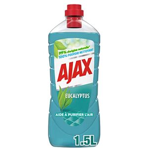 AJAX Nettoyant Ménager Sol & Multi Surfaces  Eucalyptus Sans Rinçage Formule Ecoresponsable 1,5 L - Publicité