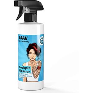 LAAV Nettoyant Tableau de Bord Voiture Cockpit Cleaner (500 ML) I Nettoyant Plastique Voiture Interieur I Renovateur Plastique Voiture Interieur I Produit Voiture Nettoyage Intérieur I PFC-Free - Publicité