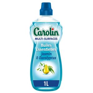 Carolin Nettoyant Multi-Surfaces Huiles Essentielles Jasmin et Eucalyptus 1 L - Publicité