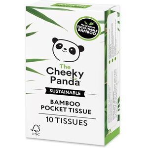 The Cheeky Panda Cheeky Panda Mouchoirs de poche en bambou sans plastique, 200 g - Publicité