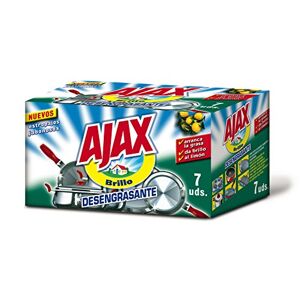 AJAX Lot de 7 éponges à récurer - Publicité