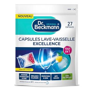 Beckmann Capsules Lave-Vaisselle EXCELLENCE Tout en 1 27 capsules - Publicité