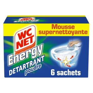 WC Net Energy Poudre Détartrante Total Hygiene System 6 x 60 g - Publicité