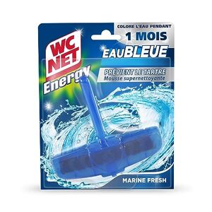 WC Net Energy Bloc Eau bleue longue durée 40g - Publicité