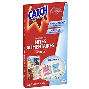 CATCH Expert Mites Anti-Mites Alimentaires, Détecteurs de Mites Mâles et Femelle, 3 x 77g - Publicité