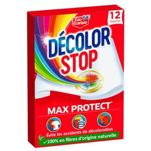 Décolor Stop Decolor Stop Max Protect x12 Lingettes – Lingettes Anti-Décoloration – Permet de mélanger les couleurs - Publicité