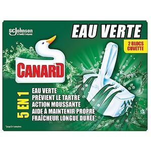 Canard WC Eau Verte Bloc Wc Colorant 5en1-2 Blocs - Publicité