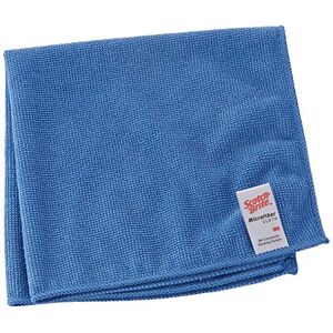 Scotch-Brite 3 M  421749  Chiffon microfibre, Essent Eco 2012 Lot, 360 mm x 360 mm, bleu (10) - Publicité