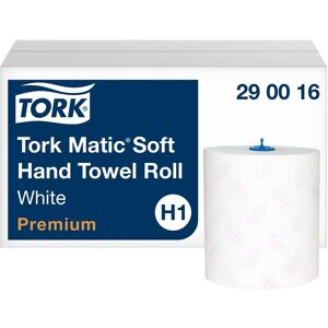 Tork Rouleau d'essuie-mains tork Matic H1 Premium double épaisseur 100 m - Colis de 6 Jaune