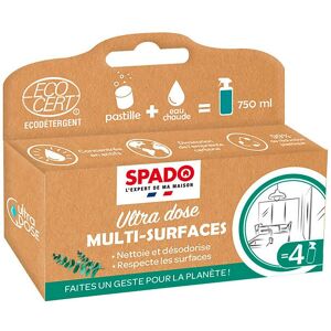 Spado Nettoyant désodorisant multi-surfaces Ultra Dose Spado Menthe - Recharges pour 4 sprays de 750 ml