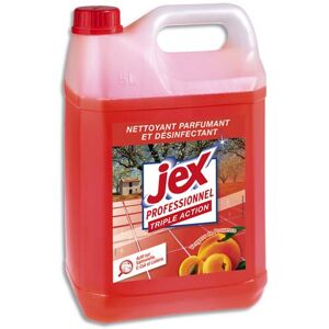 Jex professionnel Bidon de 5 litres desinfectant triple action multi-surfaces Vergers de Provence