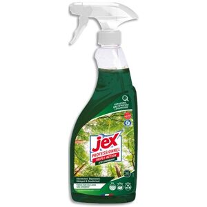 Jex professionnel Spray 750 ml 4 en 1 nettoie degraisse desinfecte parfum Foret des Landes multi-surfaces - Lot de 2 Noir