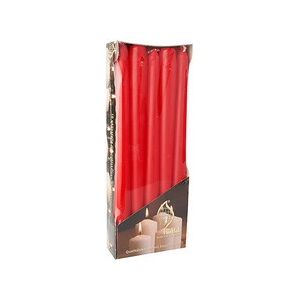 FLAVOUR by Gala Bougies de chandelier, 20 mm, par 10, rouge - Lot de 3