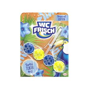 Bloc désodorisant WC KRAFT AKTIV Turbo TOUCAN - Lot de 5 - Publicité