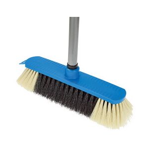 Peggy perfect Balai 'Smart' avec un manche, plastique,brosse - Lot de 2 Acajou