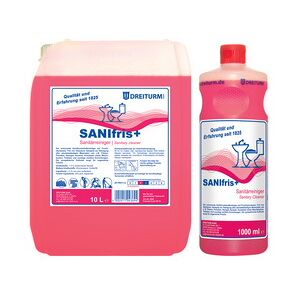Nettoyant sanitaire SANIFRIS+, 10 litres Marron