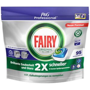 Fairy P&G Professional Pastille lave-vaisselle tout en un Gris / rouge - Publicité