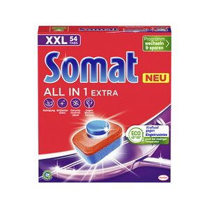 Somat Pastille lave-vaisselle 10 ALL IN 1 EXTRA Rose vif