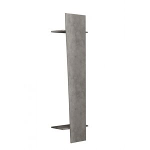Dmora Porte-manteau vertical effet bois gris beton