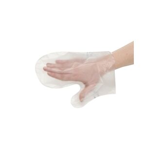Papstar 100 Gants d'hygiène, Clean Hands transparent