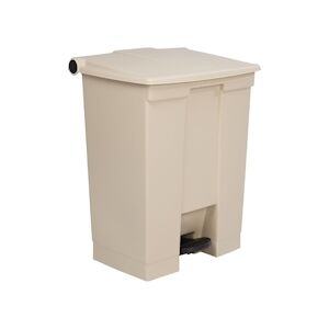 Rubbermaid Conteneur à Pédale Step On Beige 68L