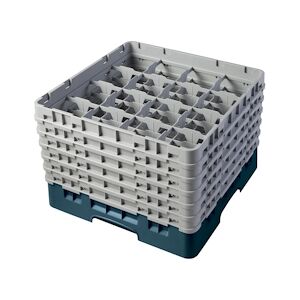 CAMBRO - 16S1114-414 - Casiers de lavage 16 comp. - 10,9 cm Ø máx. - Haut max 29,9 cm - 50 x 50 x 34,9 cm - Cerceta