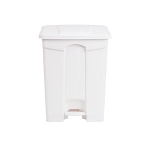 Jantex Poubelle de Cuisine à Pédale 65L Blanche