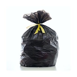 Hygivest Sacs poubelle noir avec lien - 130L - x200 - Hygivest