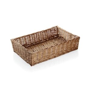 WAS Germany - Panier à buffet Basket 3136, 40 x 30 x 10 cm, osier plein (3137400)