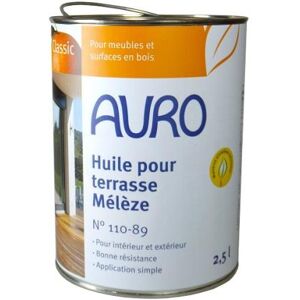 Auro - Huile pour Terrasse (Mélèze) 2,5l - N° 110-89 - Publicité