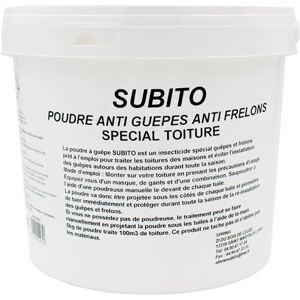 Non communiqué Poudre anti guêpes/frelons special toiture 5 kg Subito spguepe5 blanc - Publicité