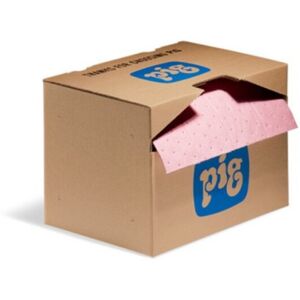 New Pig carton de rouleau absorbant produits chimiques pig® - triple epaisseur