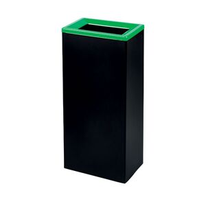Axess Industries poubelle de tri selectif en acier   coloris vert