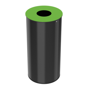 Axess Industries poubelle de tri sélectif petit volume   volume 50 l   coloris vert