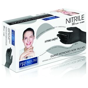 Beauty Coiffure Boîte de 100 gants nitrile noirs L