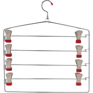 Cintre gain de place - BlancheporteUn cintre porte plusieurs jupes, pantalons ou chemises selon le modèle !Cintre pour chemisesCintres - Publicité