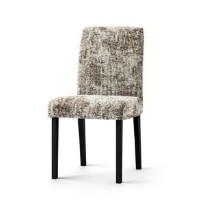 Blancheporte Housse bi-extensible microfibre gaufrée léopard spéciale chaise - Blancheporte Beige housse de chaise