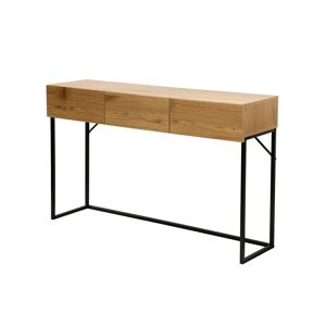 Blancheporte Console STOCKIES style industriel - 3 tiroirs - BlancheporteEt si vous adoptiez le style industriel ? Cette console s’inscrit dans cette tendance de meubles fonctionnels, au design sobre et au caractère bien trempé ! Indispensable dans une en