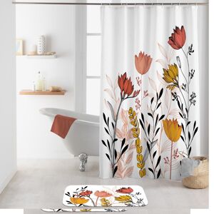 Blancheporte Rideau de douche imprimé fleurs - BlancheporteApportez une ambiance champêtre à votre salle de bain avec ce rideau de douche fleuri ! Imperméable et facile à poser, il décorera votre salle de bain tout en protégeant votre sol des éclaboussure